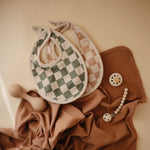 Mushie Muslin Bibs for Babies with Dual Snap Closure - Soft and Absorbent Multi - Layered Design - 