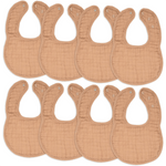 Comfy Cubs Muslin Bibs in Caramel - 
