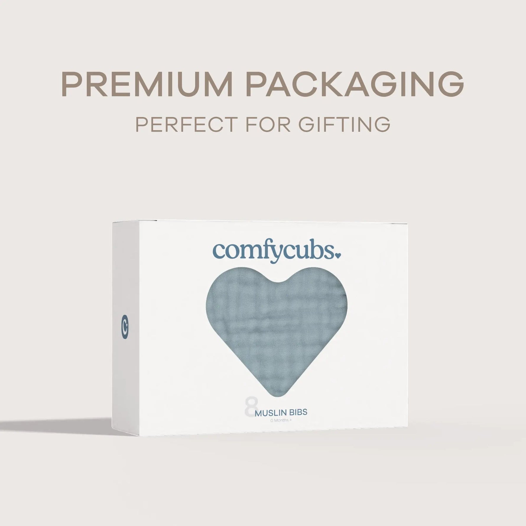 Comfy Cubs Muslin Bibs in Pacific Blue - 