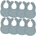 Comfy Cubs Muslin Bibs in Pacific Blue - 