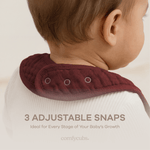 Comfy Cubs Muslin Bibs in WineEveretts Place