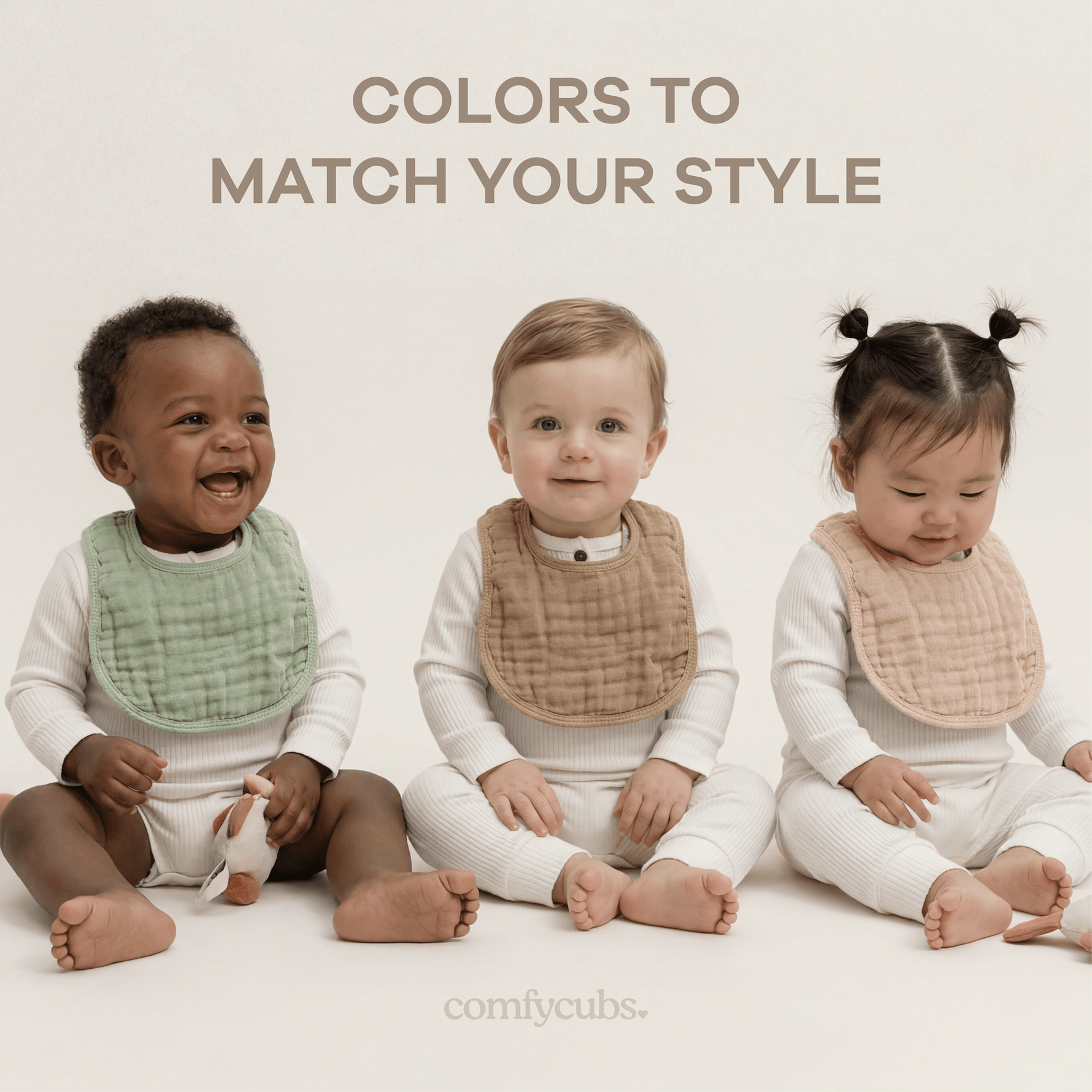 Comfy Cubs Muslin Bibs in WineEveretts Place