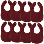 Comfy Cubs Muslin Bibs in WineEveretts Place
