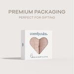 Comfy Cubs Muslin Burp Cloths in Blush - 