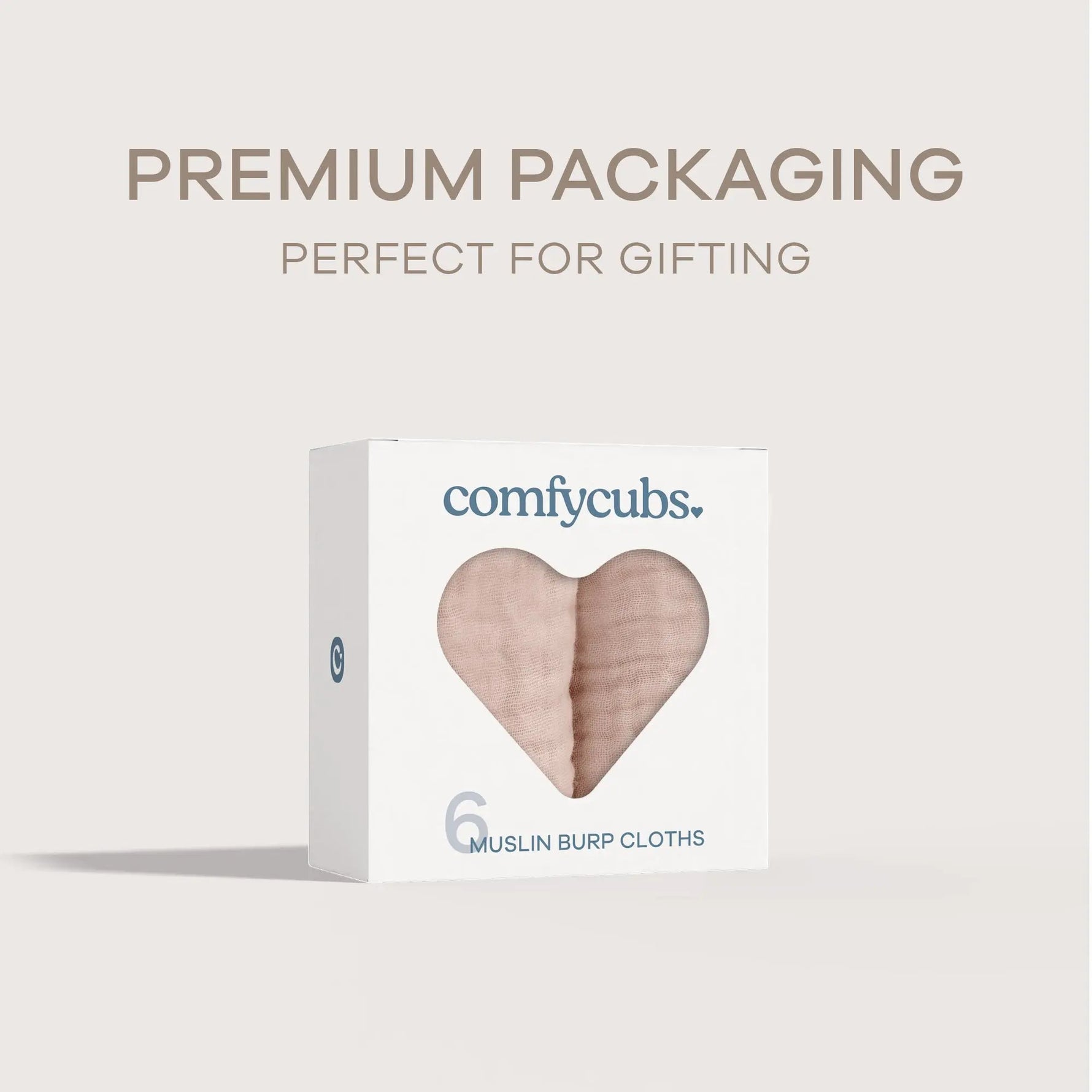 Comfy Cubs Muslin Burp Cloths in Blush - 