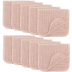 Comfy Cubs Muslin Burp Cloths in Blush - 