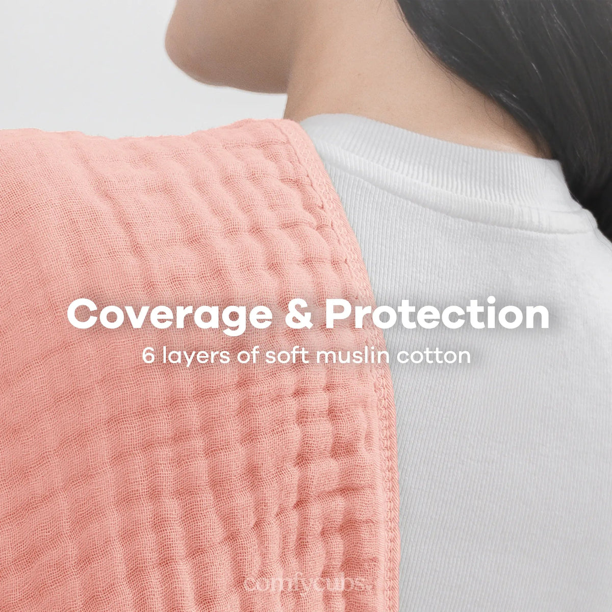 Comfy Cubs Muslin Burp Cloths in Bold Blush - 