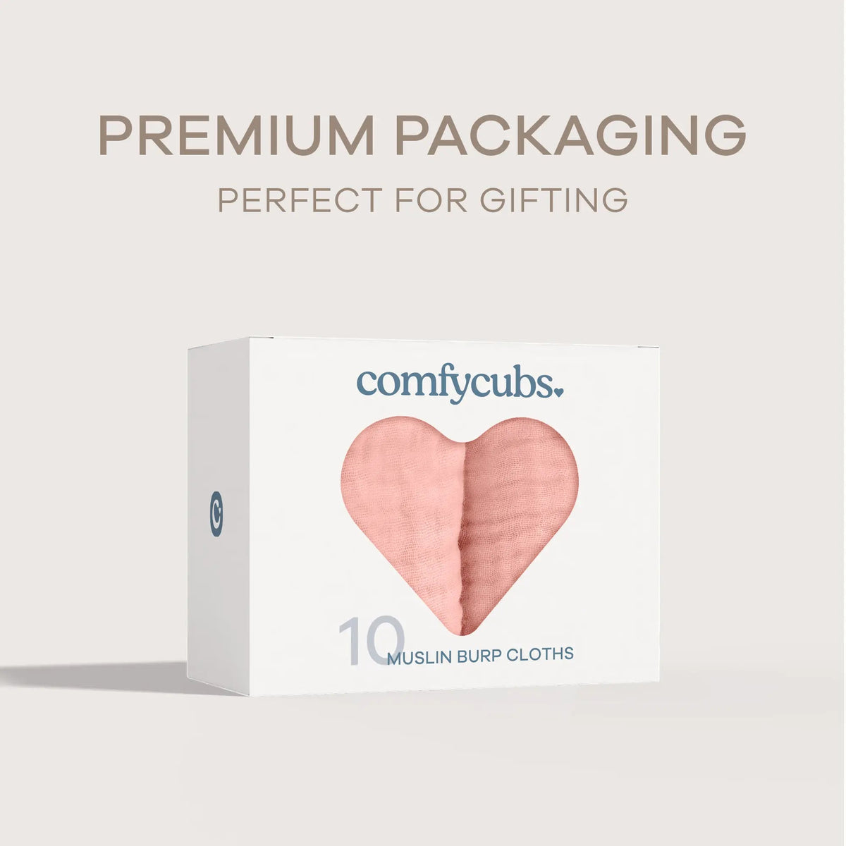 Comfy Cubs Muslin Burp Cloths in Bold Blush - 