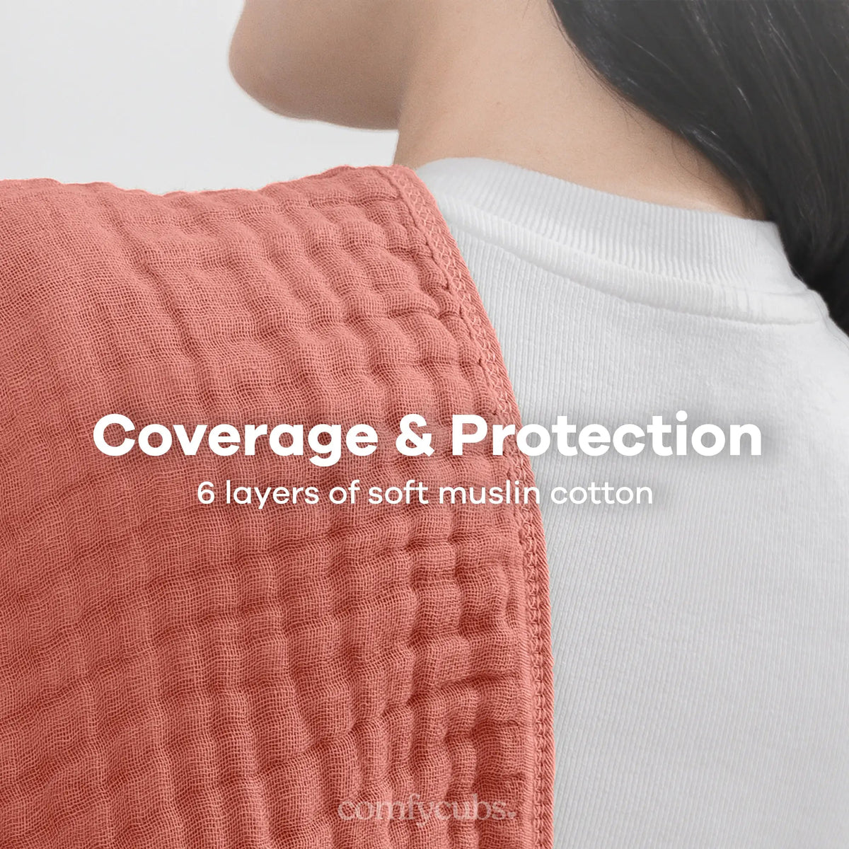 Comfy Cubs Muslin Burp Cloths in Dusty Rose - 