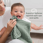 Comfy Cubs Muslin Burp Cloths in Fern - 