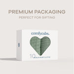 Comfy Cubs Muslin Burp Cloths in Fern - 