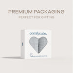 Comfy Cubs Muslin Burp Cloths in Heather Blue - 