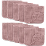 Comfy Cubs Muslin Burp Cloths in Mauve - 
