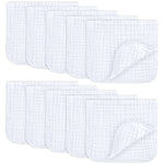 Comfy Cubs Muslin Burp Cloths in White - 