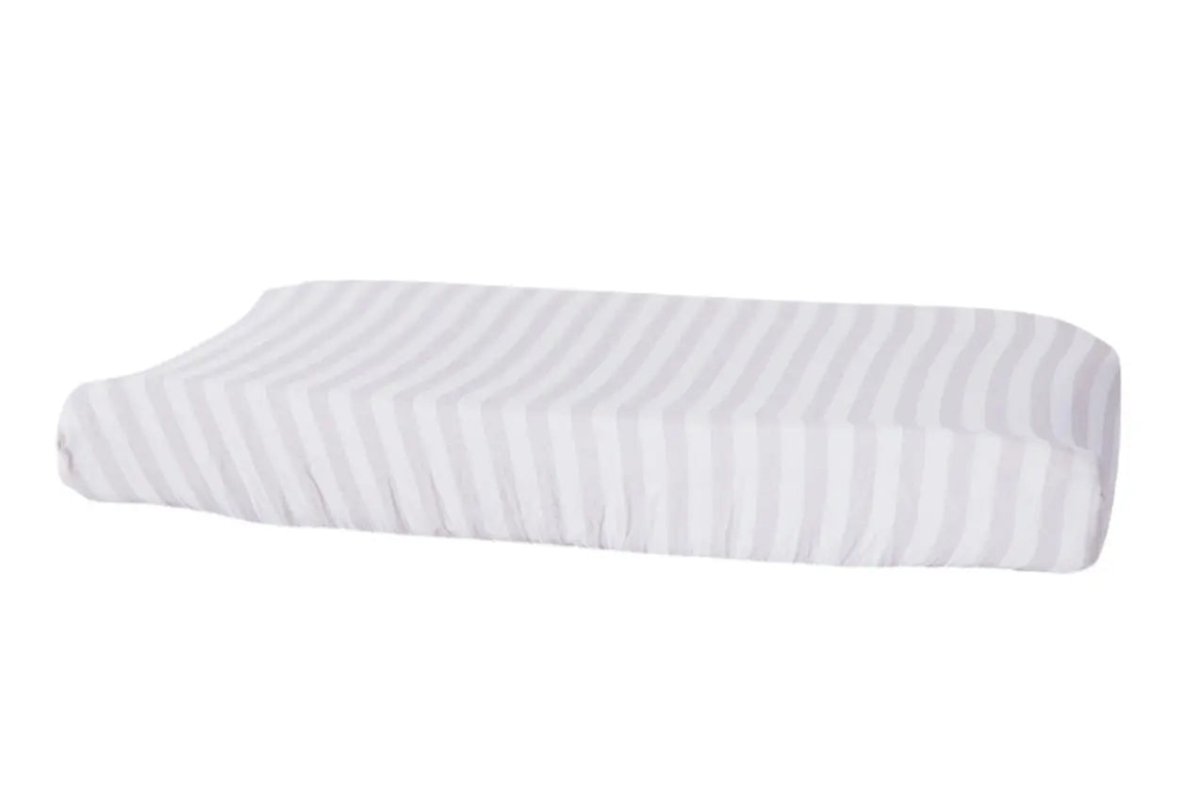 Muslin Changing Pad Cover Striped Cotton Baby Washable - Everetts Place Boutique - 