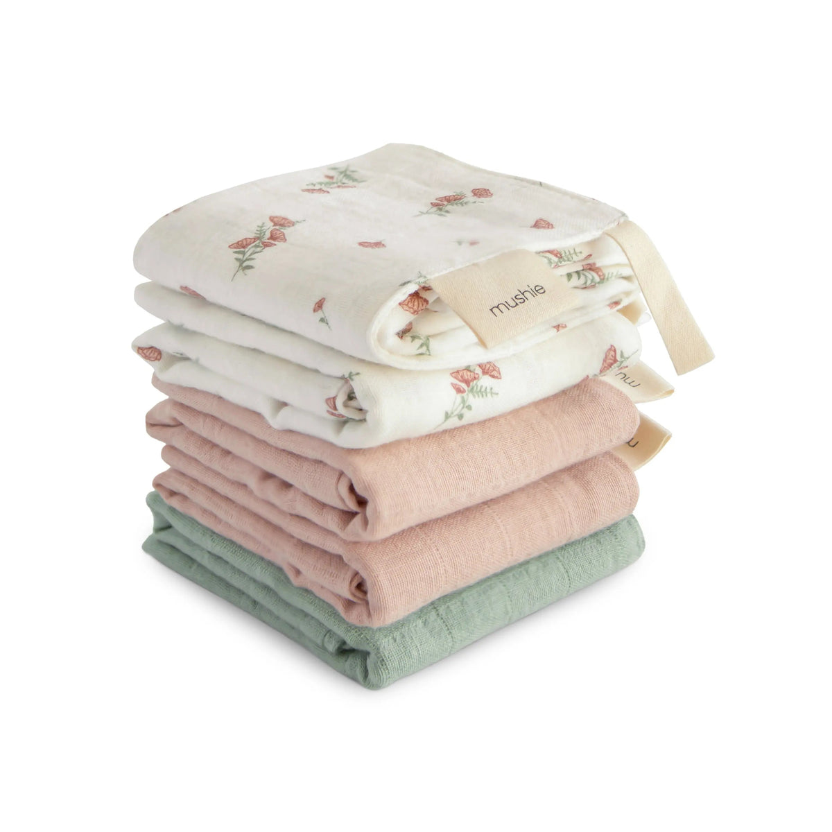 Mushie Muslin Cotton Washcloth - 