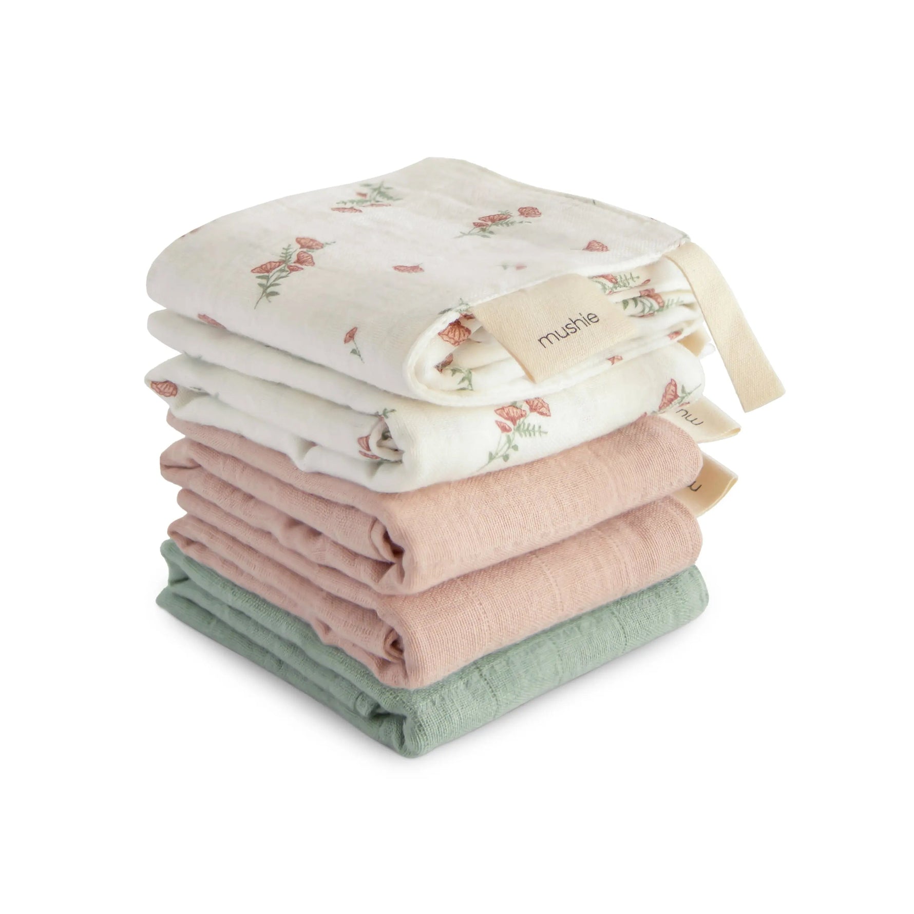 Mushie Muslin Cotton Washcloth - 