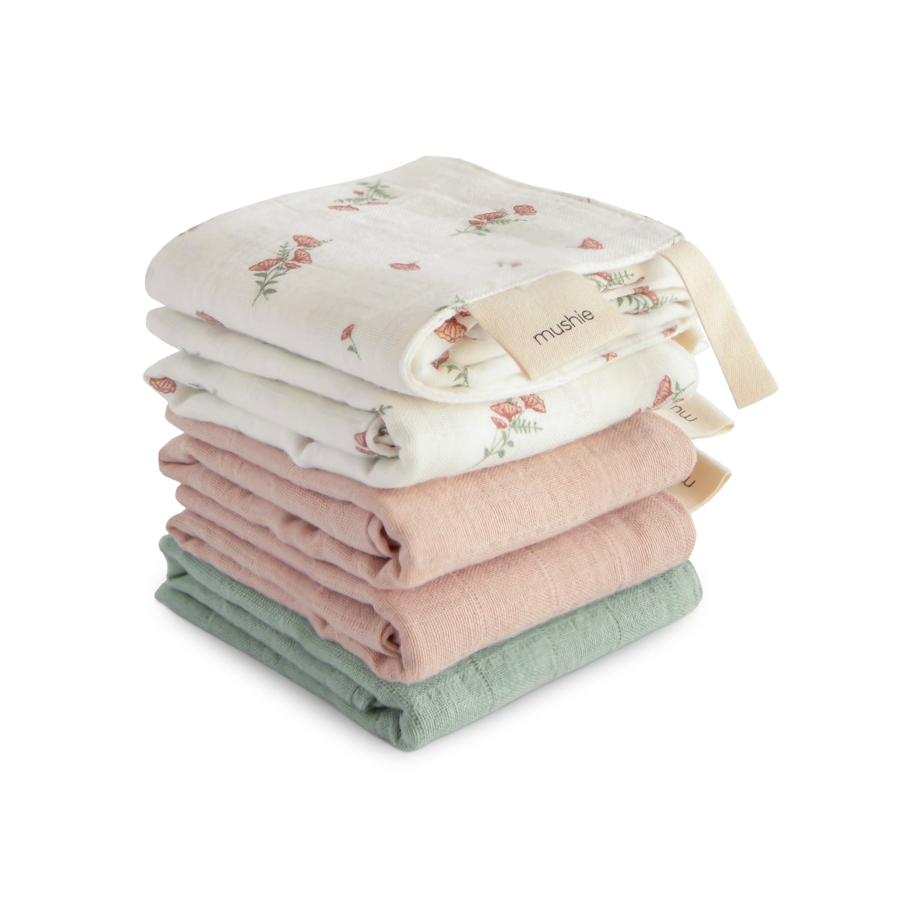 Mushie Muslin Cotton Washcloth Everetts Place