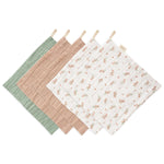 Mushie Muslin Cotton Washcloths Made of 100 Percent Organic Cotton - Everetts Place Boutique - 