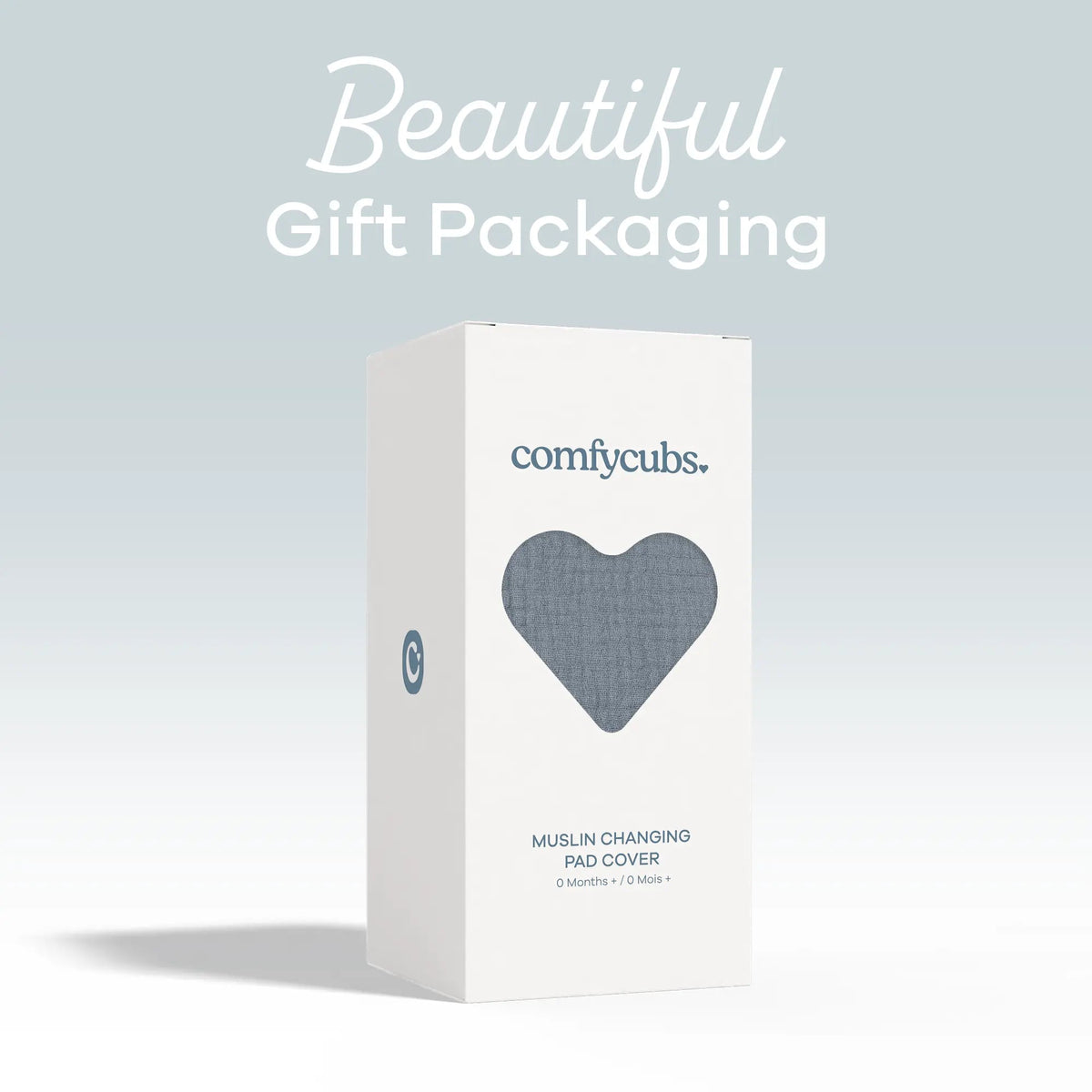 Comfy Cubs Muslin Fitted Changing Pad Cover, 1 Pack - 