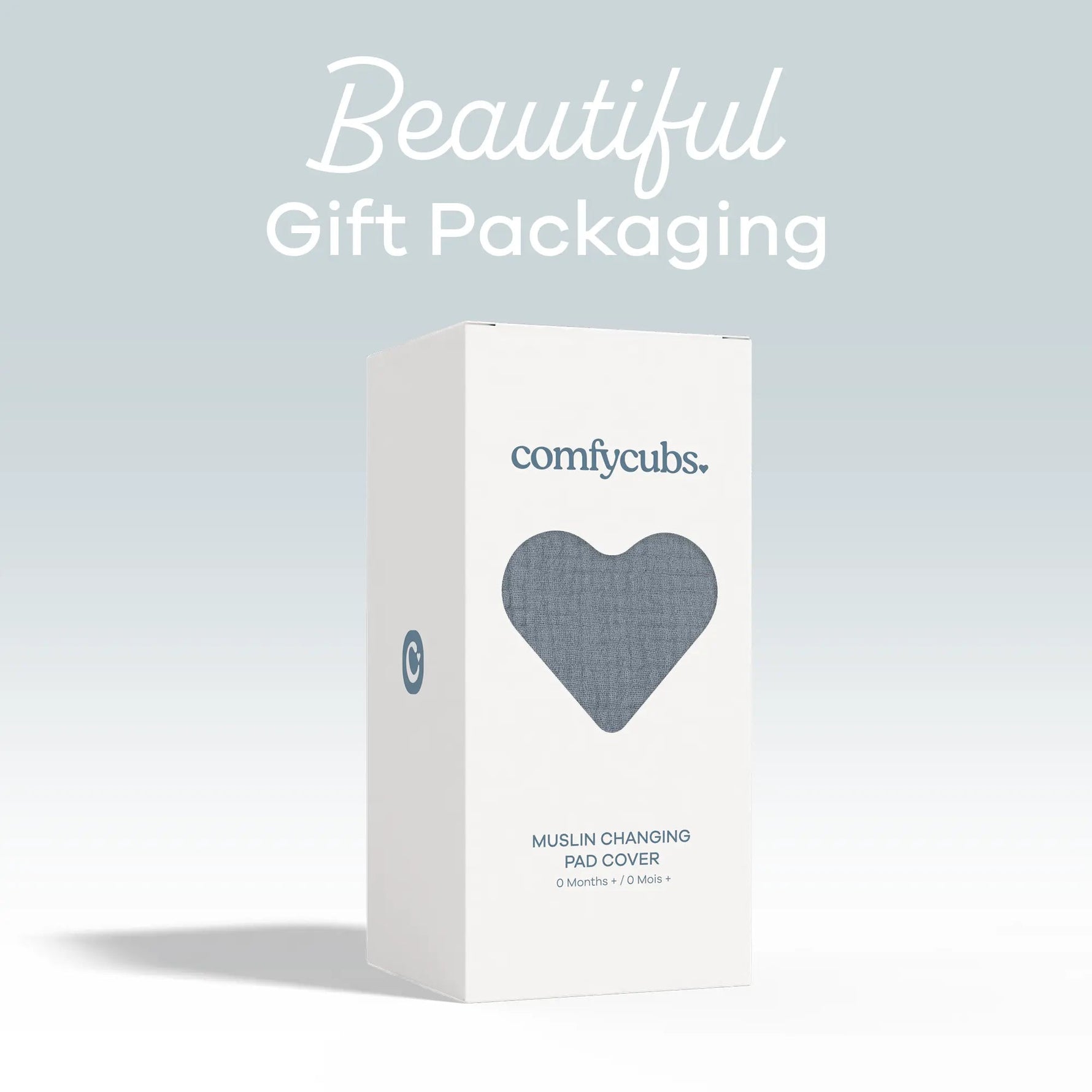 Comfy Cubs Muslin Fitted Changing Pad Cover, 1 Pack - 