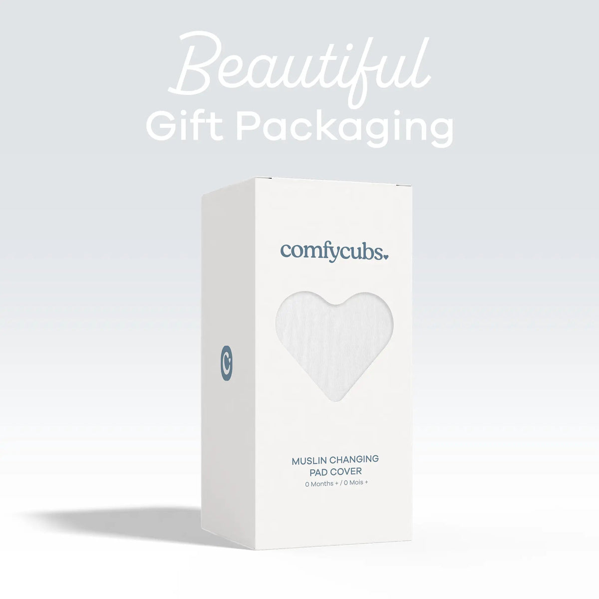 Comfy Cubs Muslin Fitted Changing Pad Cover, 1 Pack - 