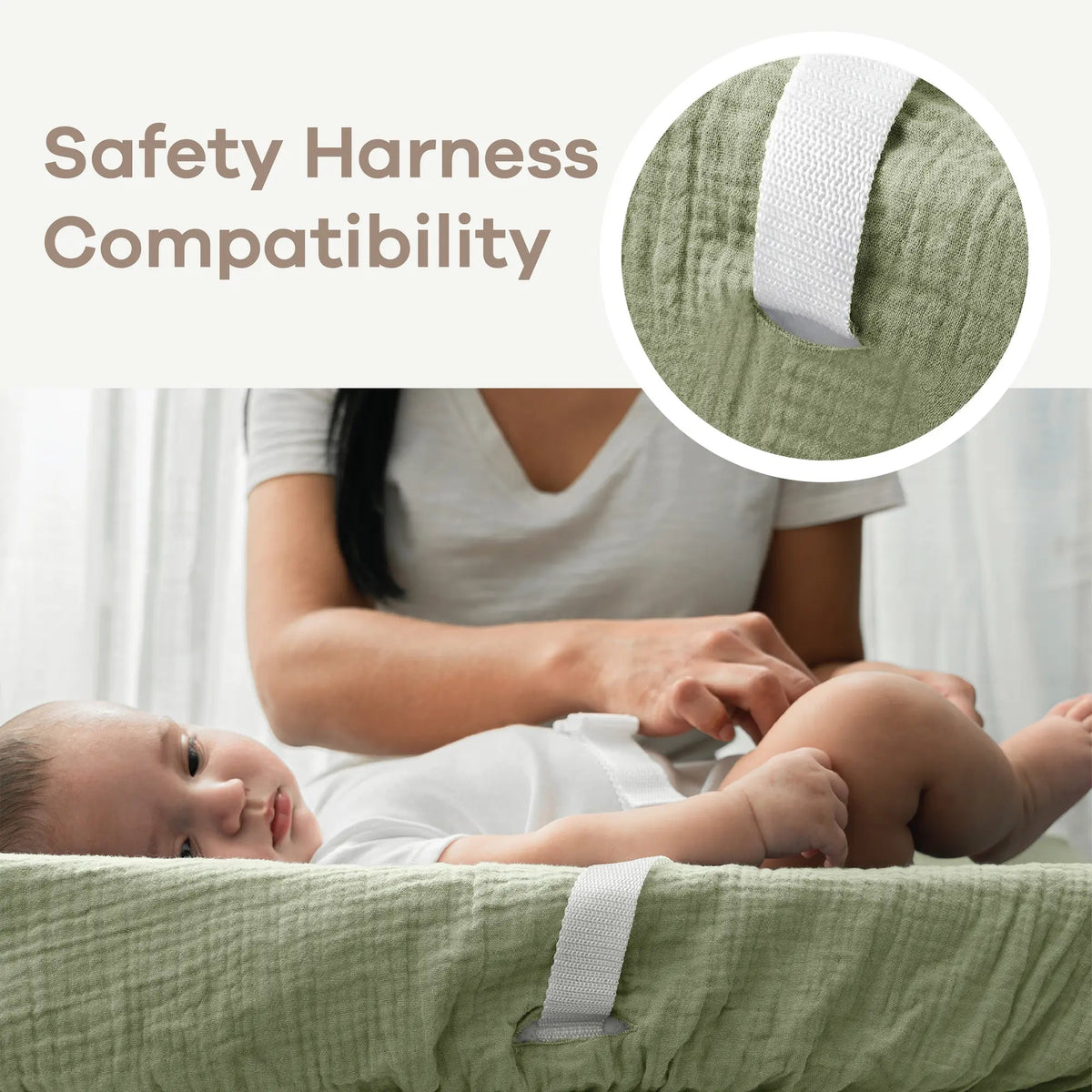 Comfy Cubs Muslin Fitted Changing Pad Cover, 1 Pack - 