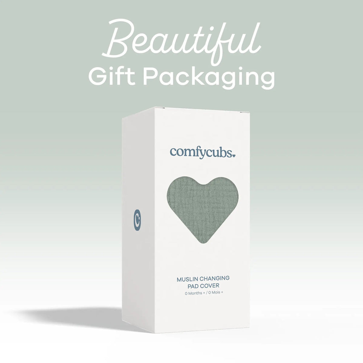 Comfy Cubs Muslin Fitted Changing Pad Cover, 1 Pack - 