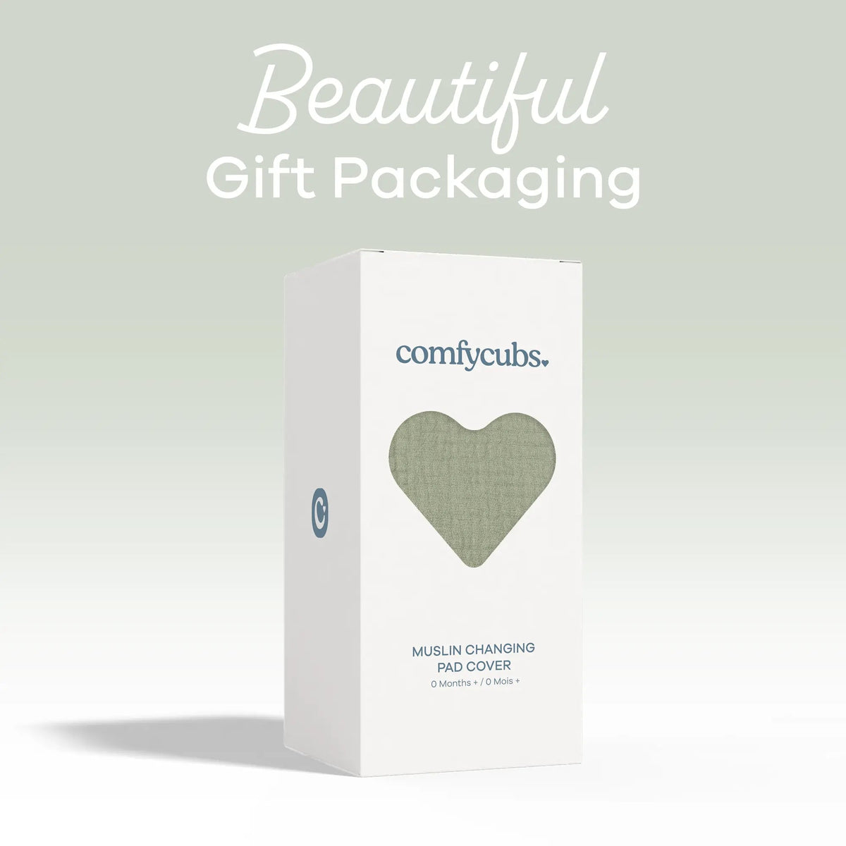 Comfy Cubs Muslin Fitted Changing Pad Cover, 1 Pack - 