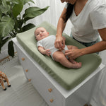 Comfy Cubs Muslin Fitted Changing Pad Cover, 1 Pack - 