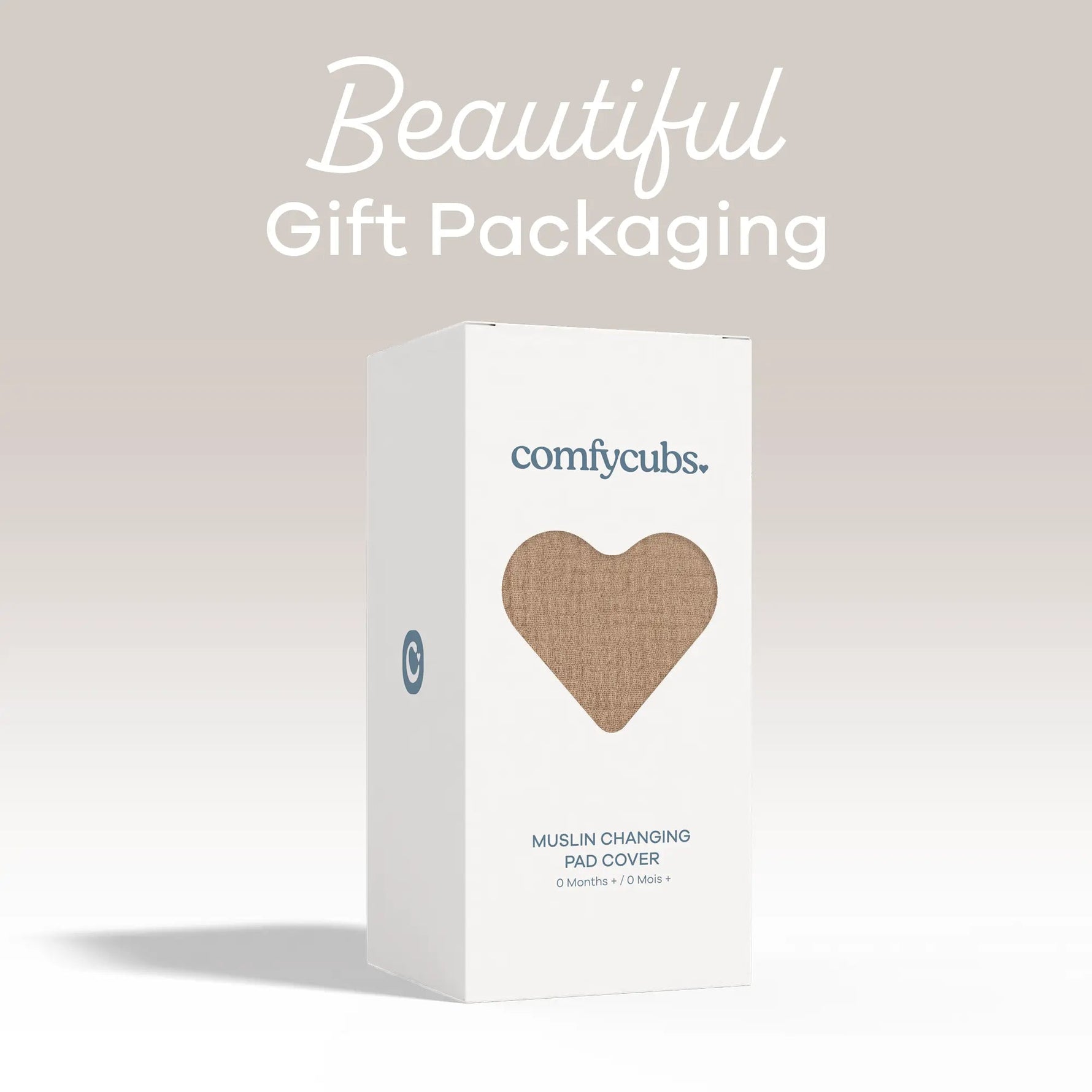 Comfy Cubs Muslin Fitted Changing Pad Cover, 1 Pack - 