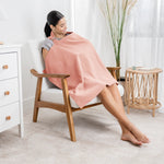 Comfy Cubs Muslin Nursing Cover, Pack of 1 in Bold Blush - 