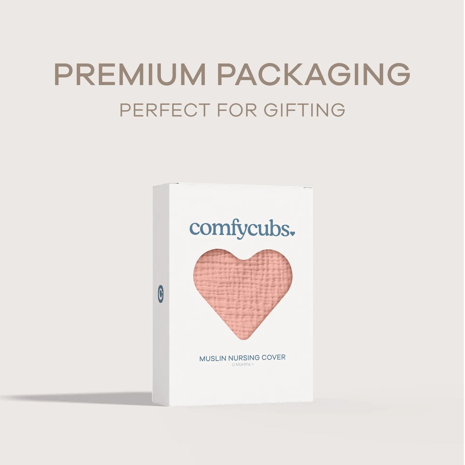 Comfy Cubs Muslin Nursing Cover, Pack of 1 in Bold Blush - 