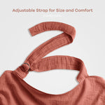 Comfy Cubs Muslin Nursing Cover, Pack of 1 in Dusty Rose - 