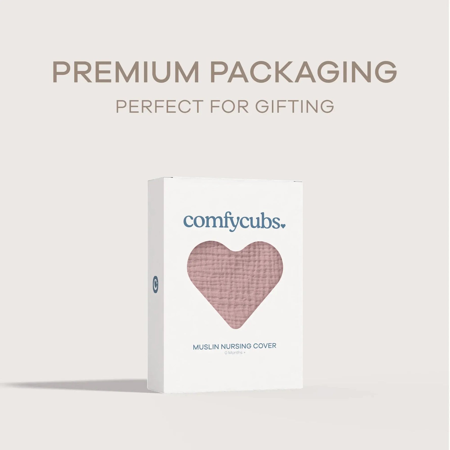 Comfy Cubs Muslin Nursing Cover, Pack of 1 in Mauve - 