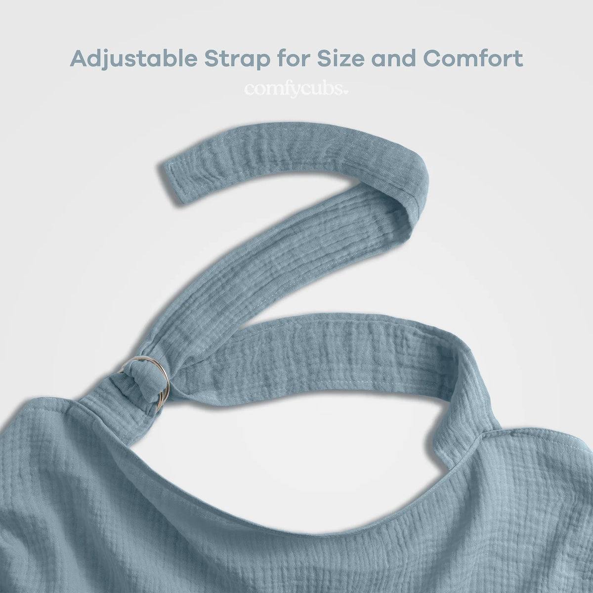 Comfy Cubs Muslin Nursing Cover, Pack of 2 in Fern and Pacific Blue - 