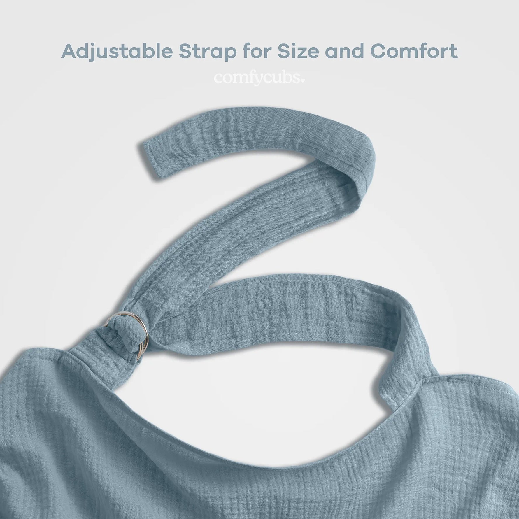 Comfy Cubs Muslin Nursing Cover, Pack of 2 in Fern and Pacific Blue - 