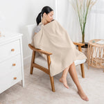 Comfy Cubs Muslin Nursing Cover, Pack of 2 in Sand and Cedar - 