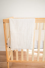 White Organic Muslin 6-Layer Blanket by Harp Angel Boutique