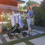 Comfy Cubs Muslin Swaddle Blankets 47” x 47” in Grey, 4 Pack - 