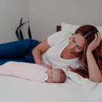 Comfy Cubs Muslin Swaddle Blankets 47” x 47” in Pink, 4 Pack - 