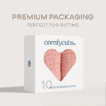 Comfy Cubs Muslin Washcloths in Bold Blush - 