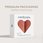 Comfy Cubs Muslin Washcloths in Dusty Rose - 