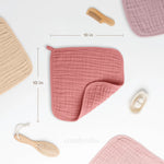 Comfy Cubs Muslin Washcloths in Multi - Girl - 