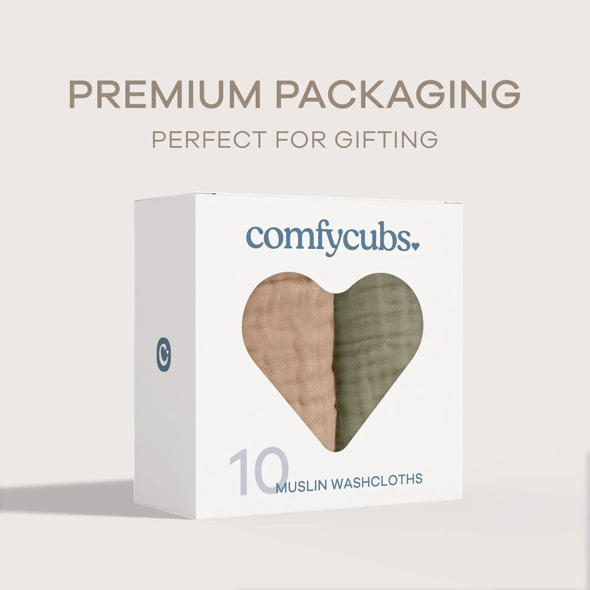 Comfy Cubs Muslin Washcloths in Multicolor - 