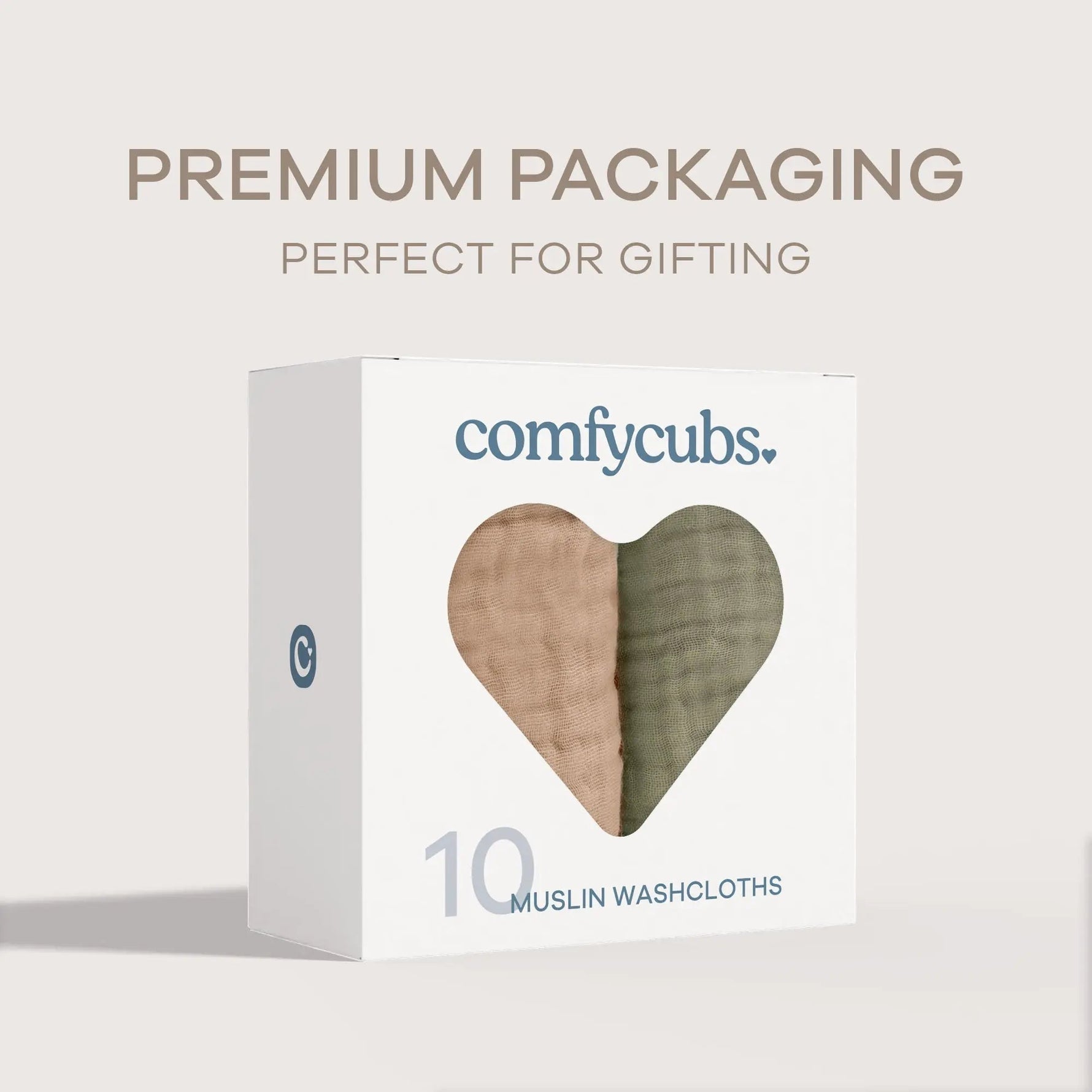 Comfy Cubs Muslin Washcloths in Multicolor - 