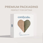 Comfy Cubs Muslin Washcloths in Multicolor - 