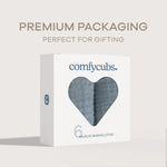 Comfy Cubs Muslin Washcloths in Pacific Blue - 