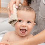 Comfy Cubs Muslin Washcloths in Sand - 