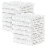 Comfy Cubs Muslin Washcloths in White - 